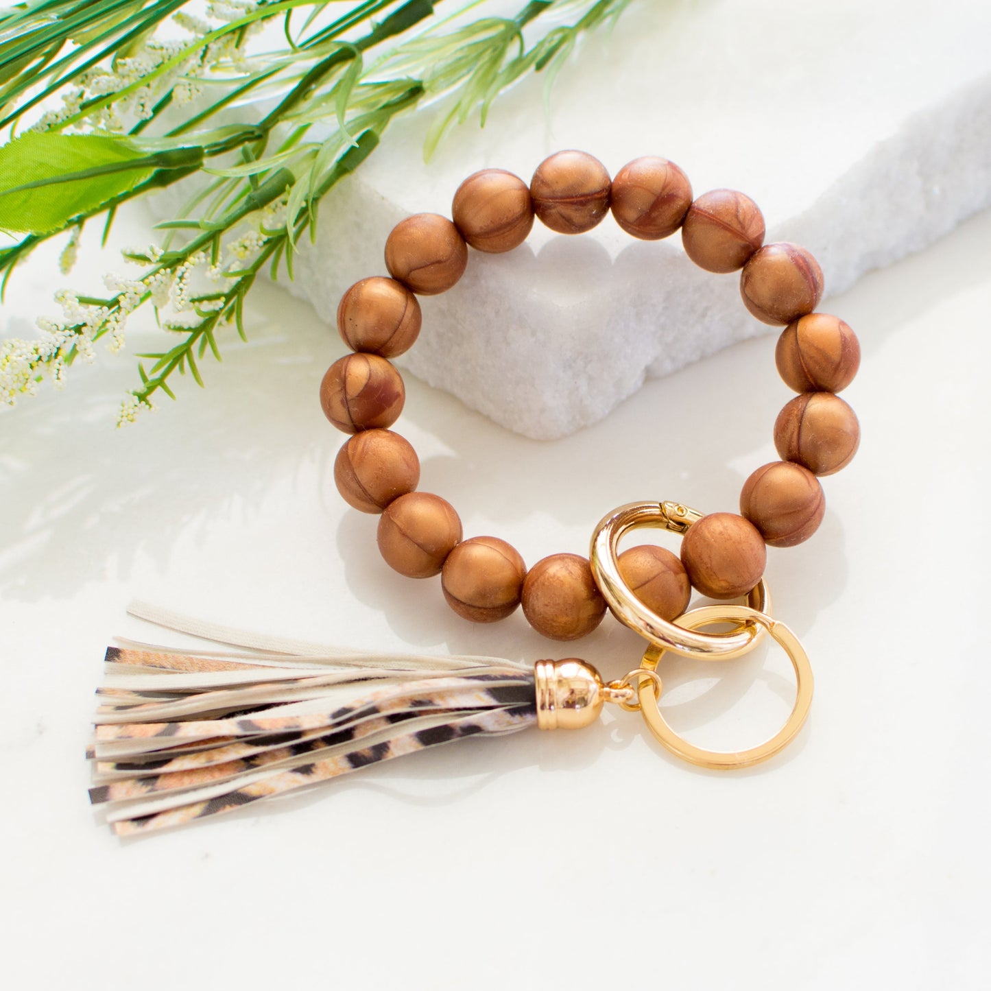 Silicone Key Ring Bracelet