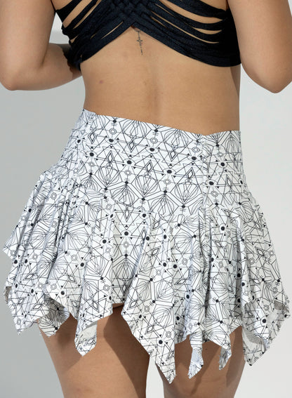 Zig Zag Mini Skirt