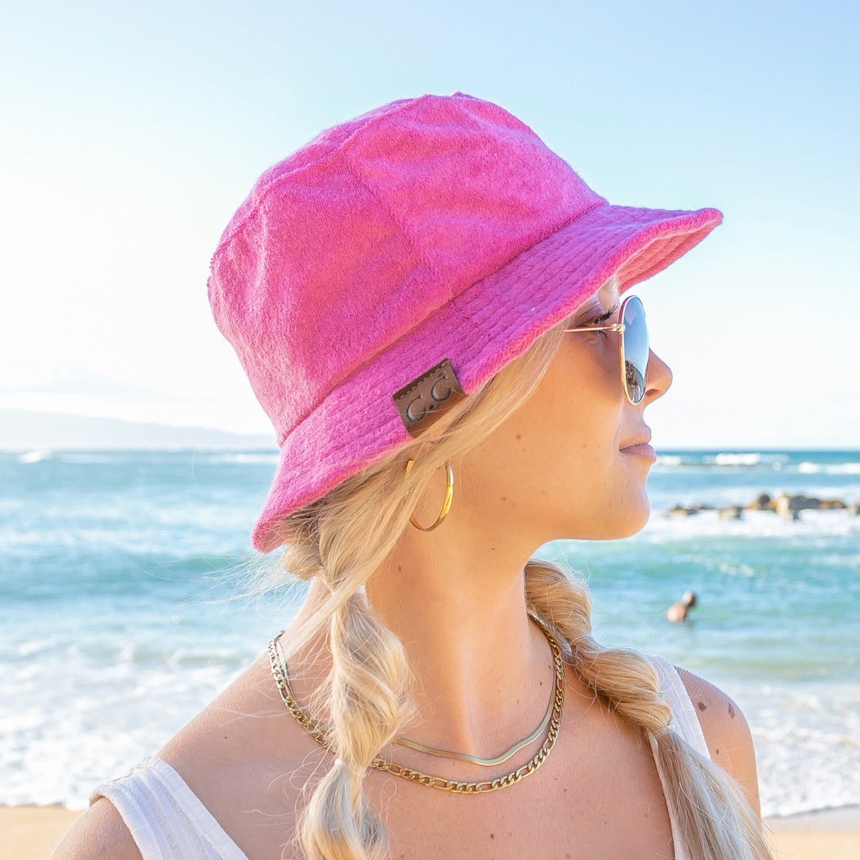 C.C® Terry Cloth Bucket Hat