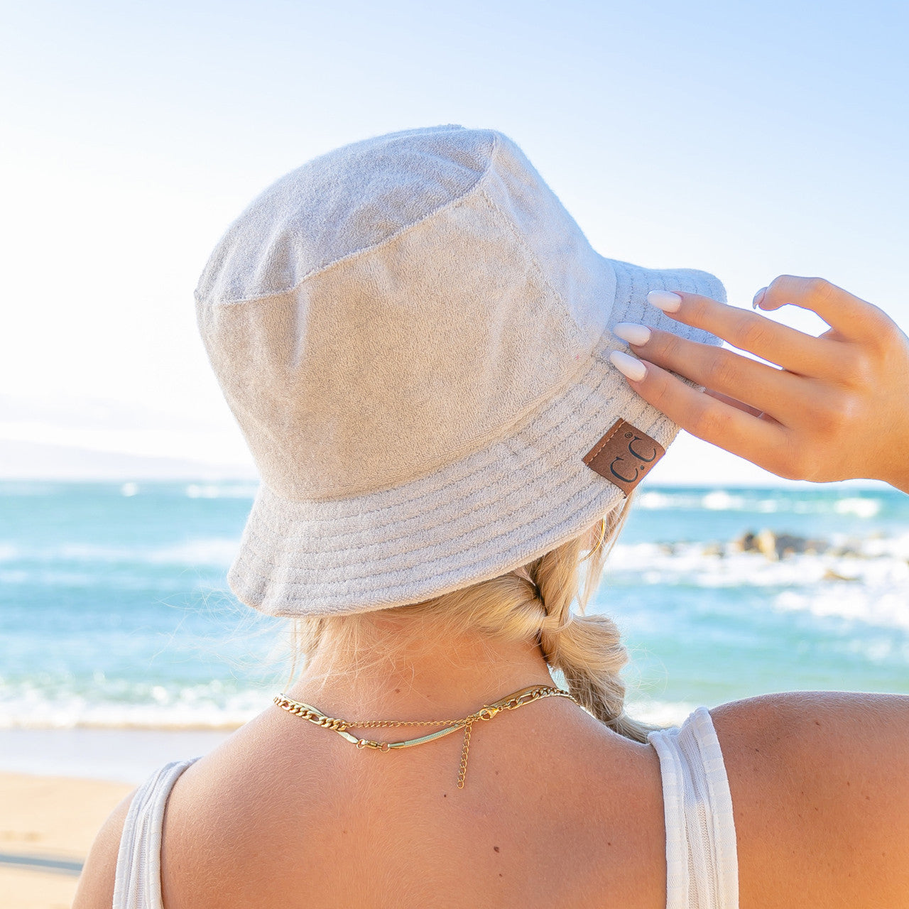 C.C® Terry Cloth Bucket Hat