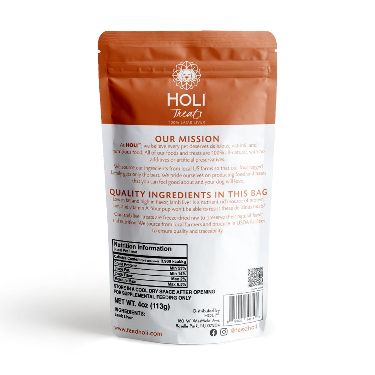 Lamb Liver Dog Treats - Freeze Dried - Single Ingredient