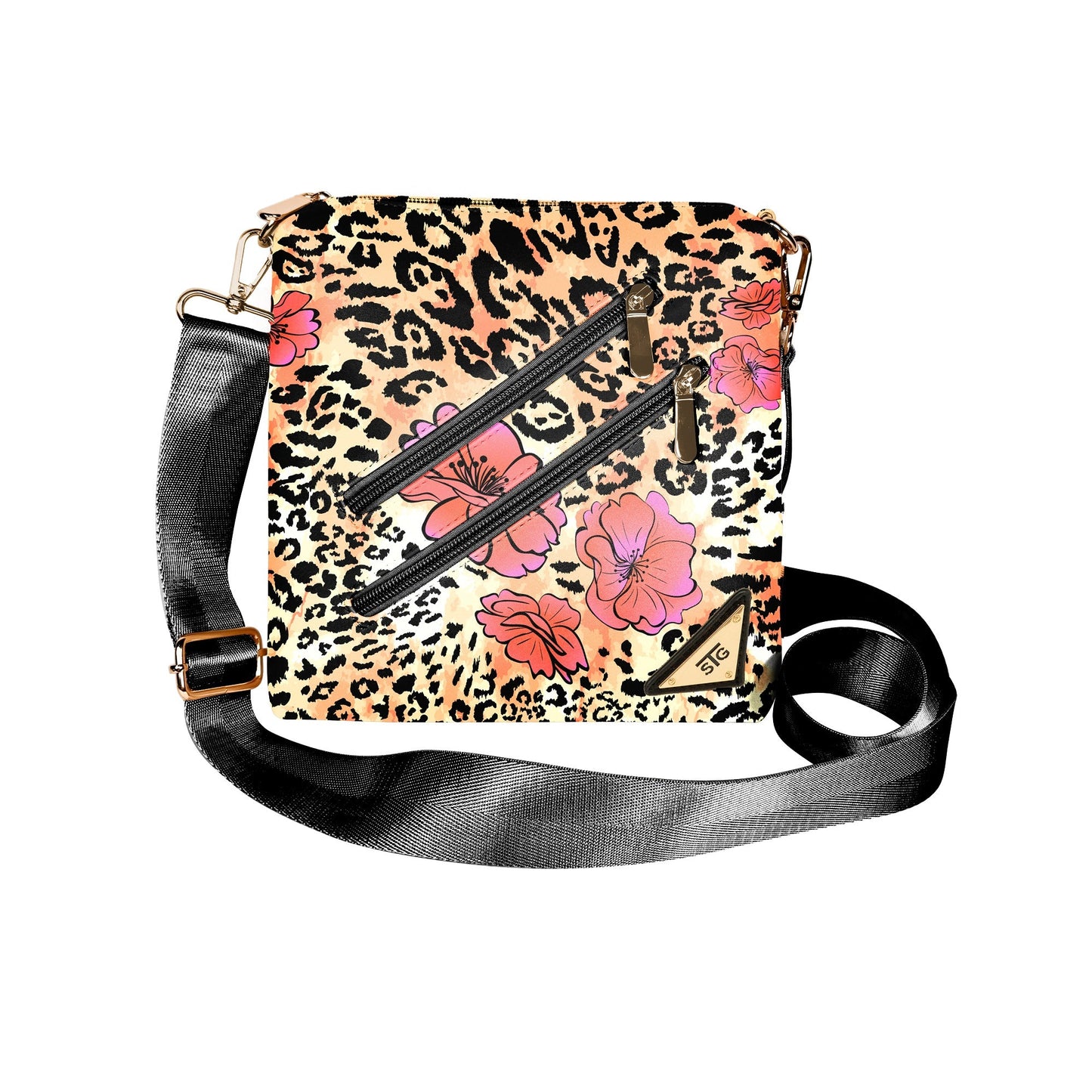 Zoe RFID Crossbody Phone Purse Vegan Leather Fits 7 Inches Touch Screen