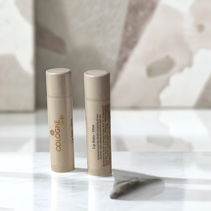 Hydrating Lip Balm – Vanilla & Mint | Moisturizing Lip Care with Castor, Avocado & Olive Oils | Repair Dry Chapped Lips | Smooth & Nourishing Lip Balm