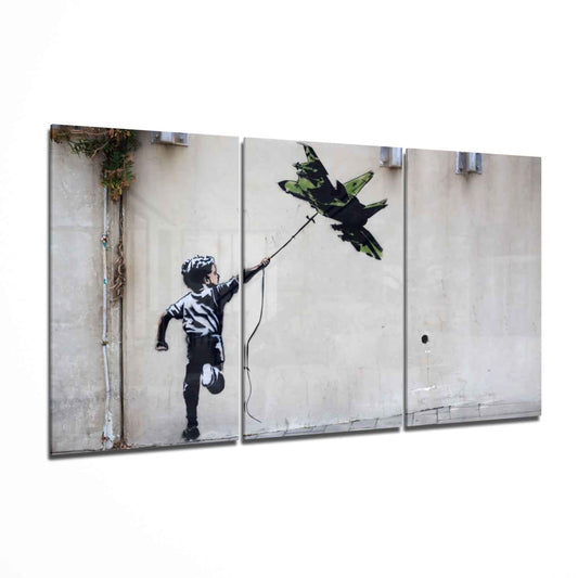 War Kite Mega Glass Wall Art