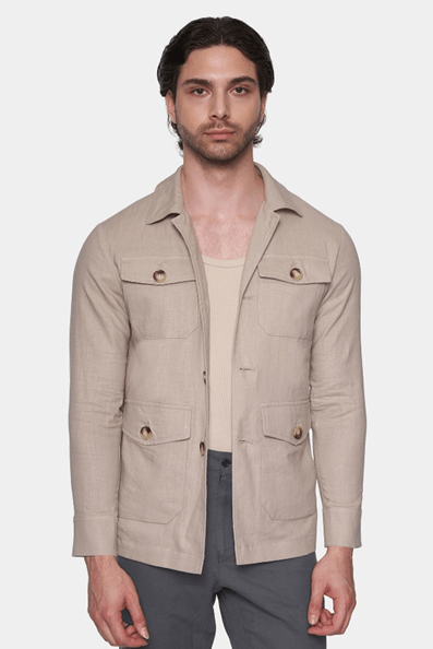 The Slim Safari Coat (Natural)