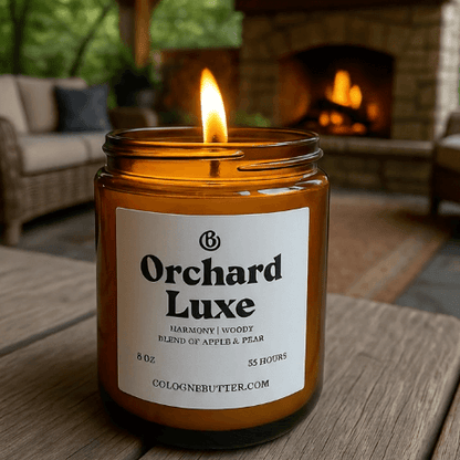 Orchid Luxe - The Luxury Orchid Floral Aroma Candle for Home Fragrance, Relaxation & Romantic Atmosphere | Cologne Butter
