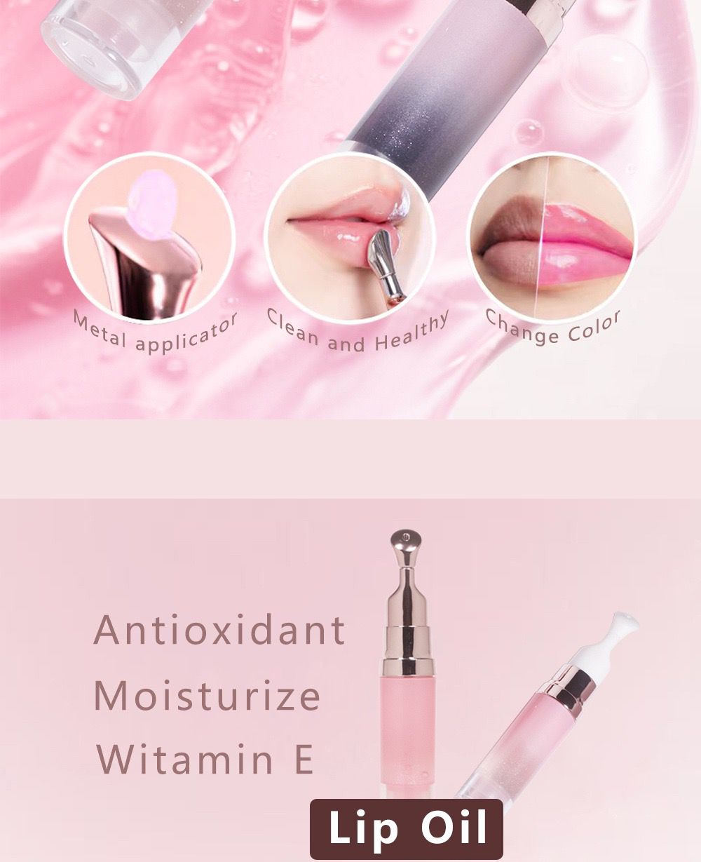 All-Day Lip Stain for Dry, Thinning Lips – Color-Changing Tint in 9 Shades, Nut-Free