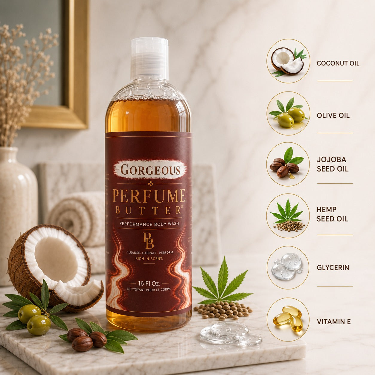 Luxury Fragrance Body Wash | Crafted with a Plant-Based Castile Formula