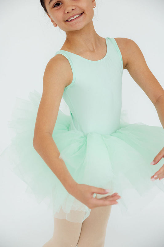 SALE Pastel Green Tank Tutu Leotard - Shaketea
