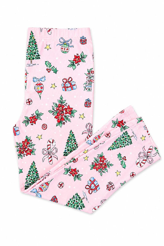 Pink Christmas Leggings - Shaketea