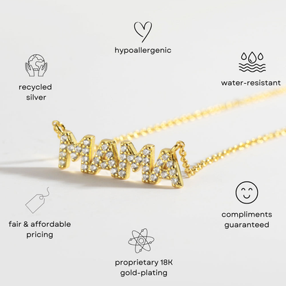 Mama Vermeil Necklace