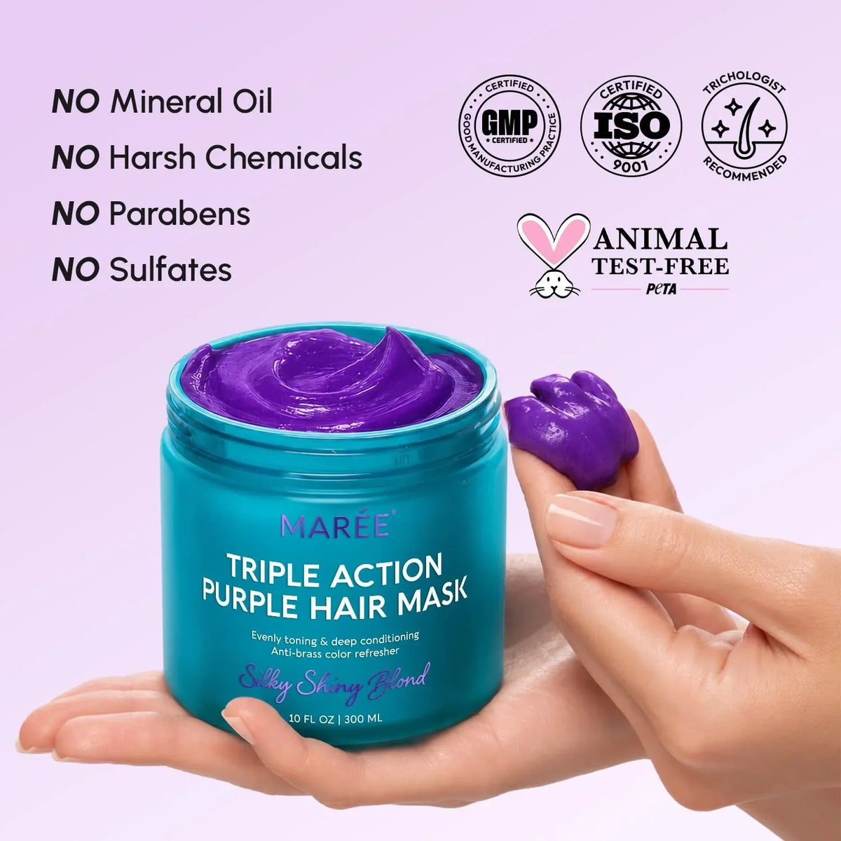 Purple Mask for Blonde Hair - Shaketea