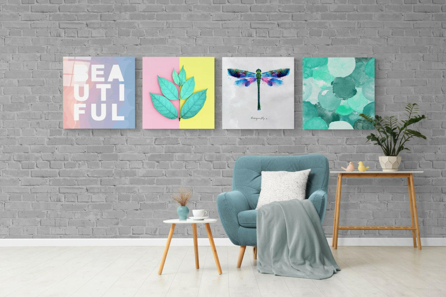 Beauty Quadro Glass Wall Art