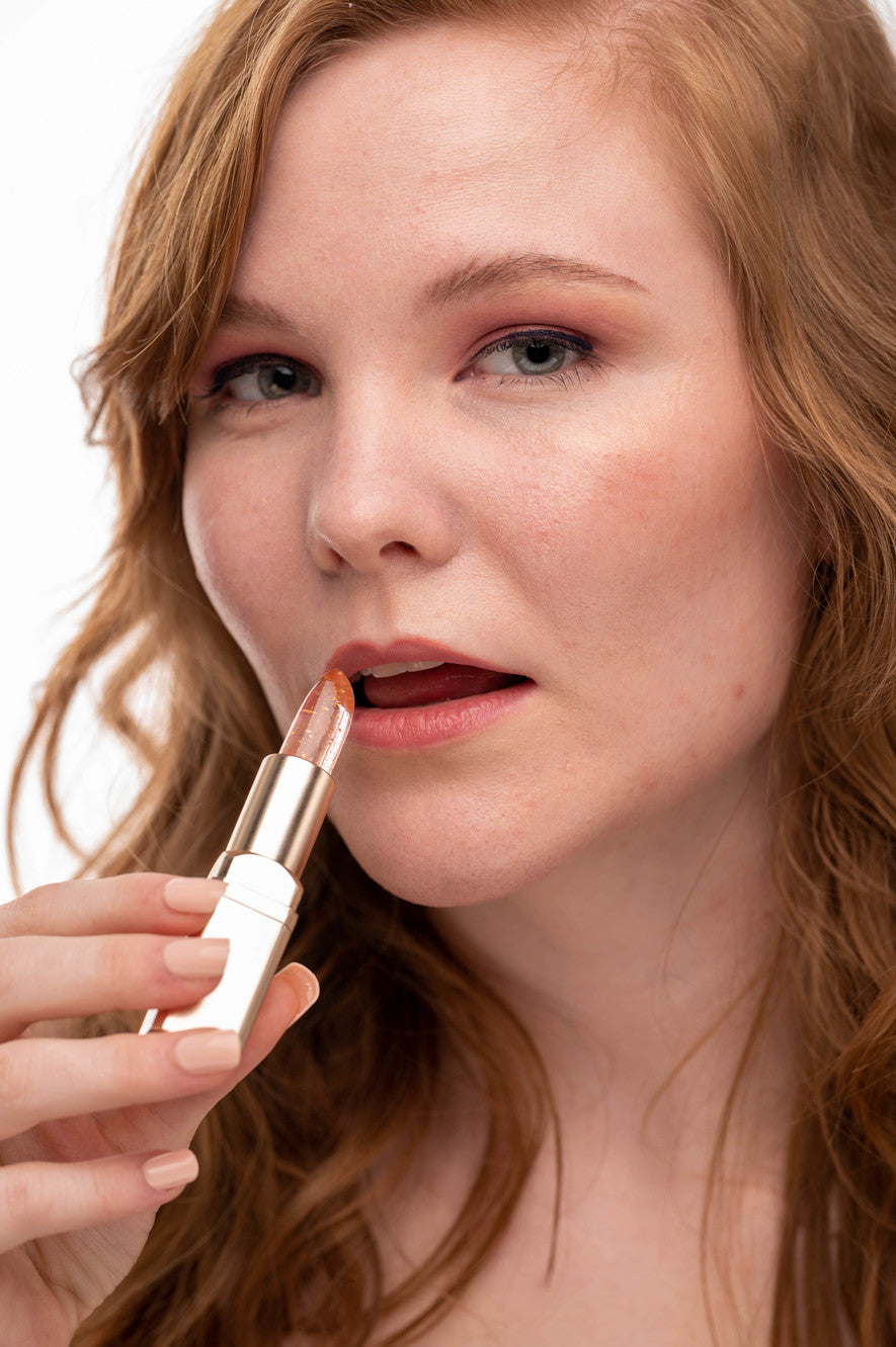 Hydrating Color-Changing Lip Gloss – Non-Sticky for Dry, Thinning Lips, Gluten-Free & Nut-Free