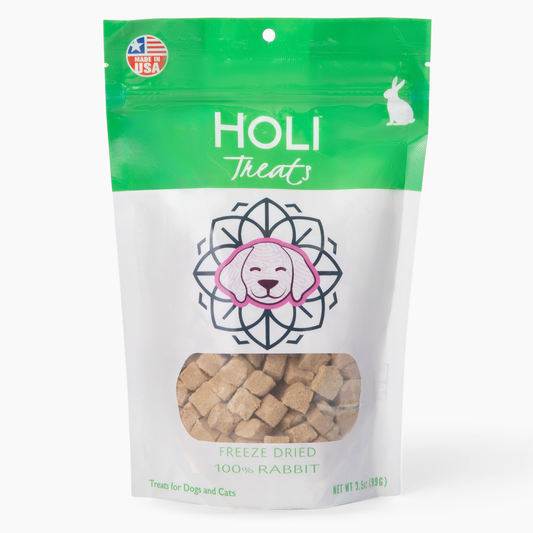 Rabbit Dog Treats - Freeze-Dried - Single Ingredient - Shaketea
