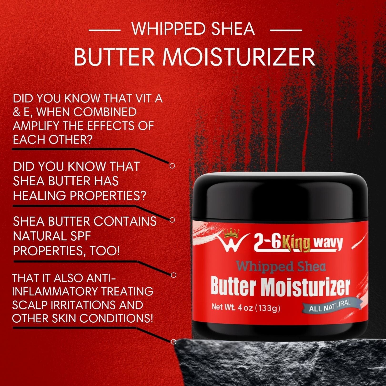 Whipped Shea Butter Moisturizer for Dry Hair