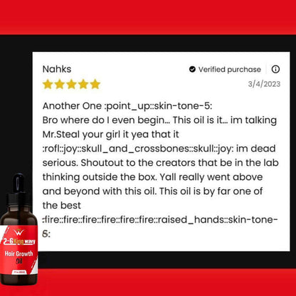 Hair Growth Oil for Scalp, Waves & Coarse Hair