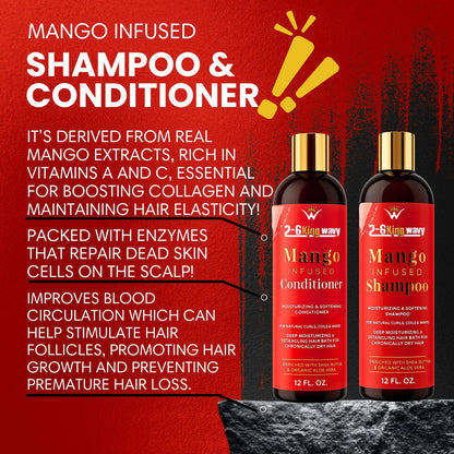 Mango Shampoo & Conditioner Duo for Dry Hair