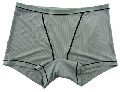 Modal Short with Contrast Stitching, 1X-2X