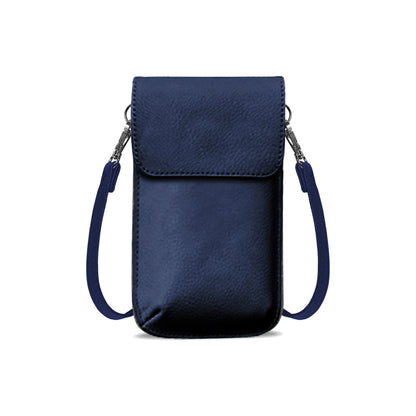 Swing Along Touch Screen Purse Vegan Leather Compact Adjustable Strap