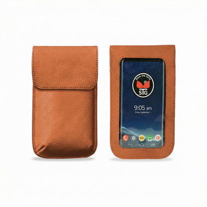 Swing Along Touch Screen Purse Vegan Leather Compact Adjustable Strap