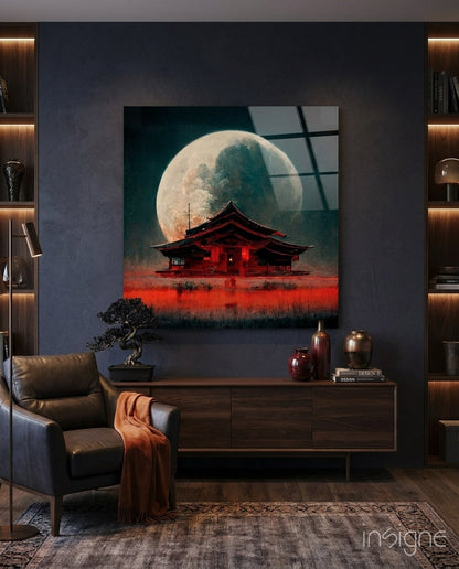 Monkeys' Home Glass Wall Art  || Designer Collection