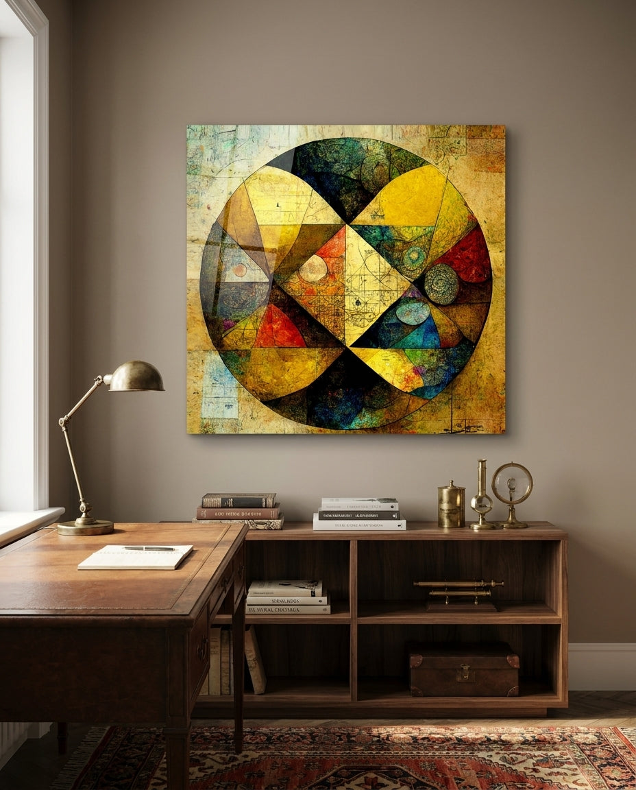 Sphere Glass Wall Art  || Designer Collection