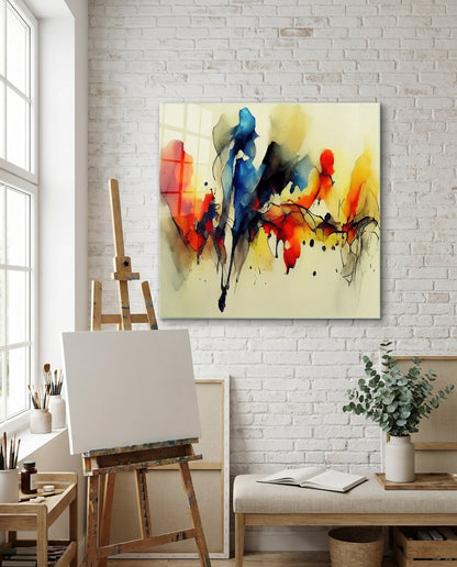 Frequency Glass Wall Art  || Designers Collection