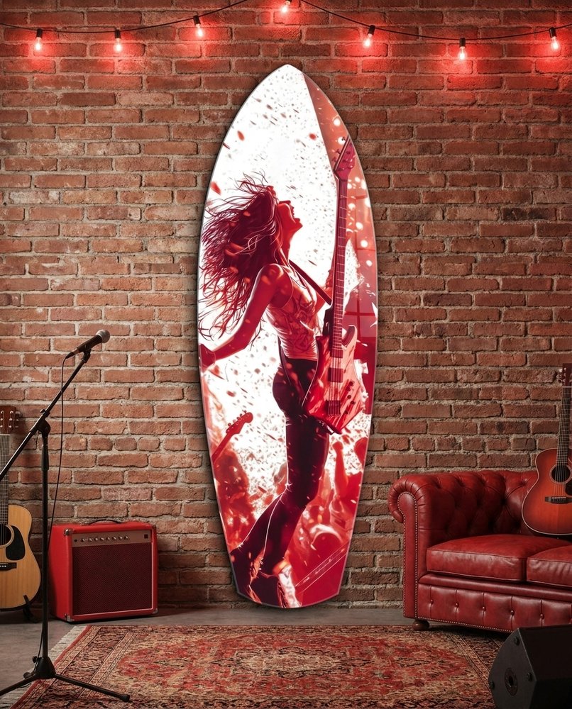 Soul of the Music Glass Wall Art
