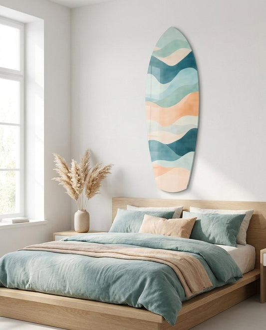 Colors of the Sea Glass Wall Art