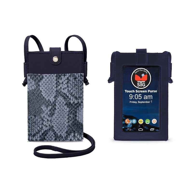 Sweet Savage Crossbody Phone Purse Safari Pattern Universal Touch Screen