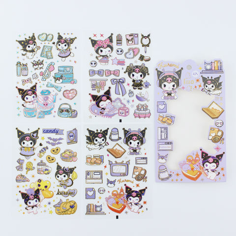 100 Sheet Sanrio Combination Sticker Box-packed Kawaii Kuromi