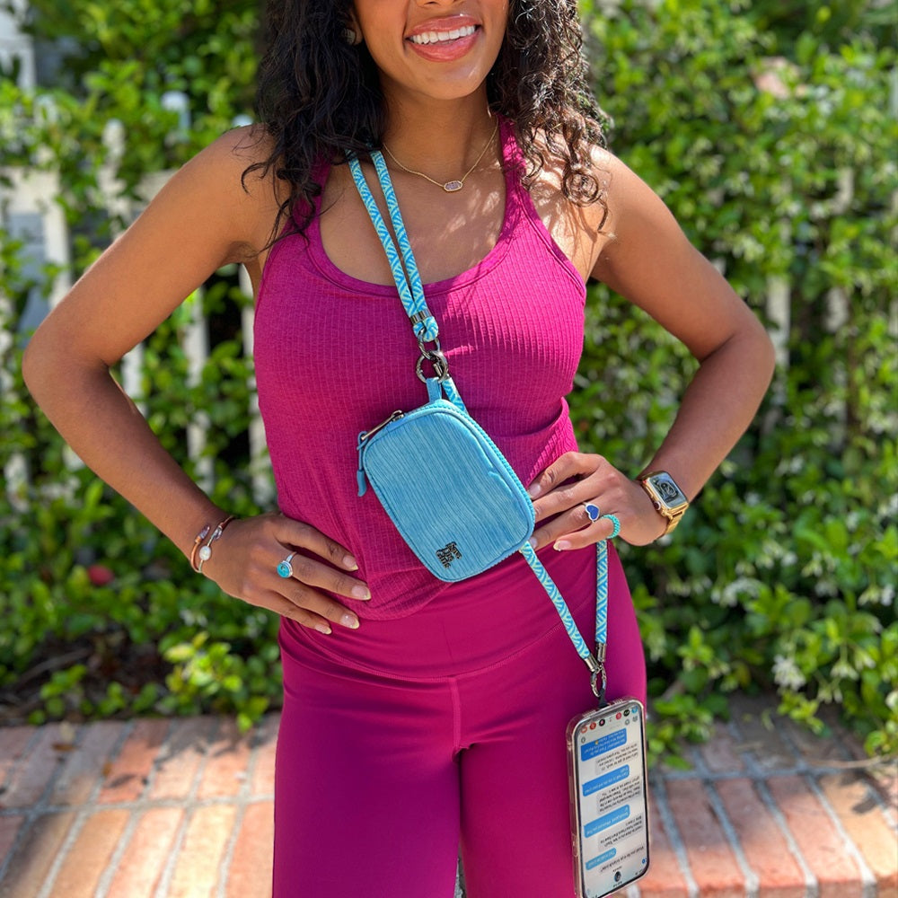 Active Crossbody w/RFID Pouch Single Rope - Shaketea