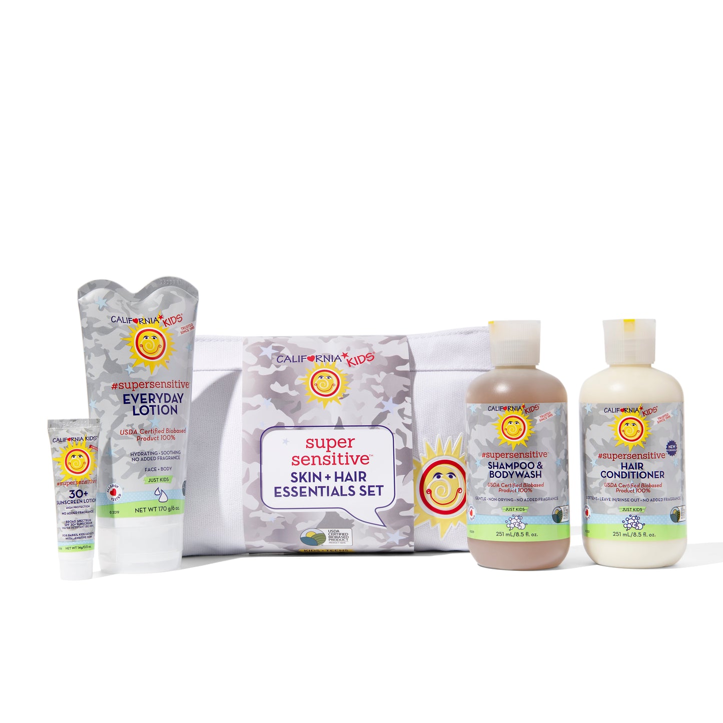 California Kids® #supersensitive™ Essentials Set - Shaketea