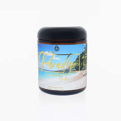 PARADISE – Luxury Fragrance Body Butter | Coconut, Vanilla & Amber Cologne Scent Hydrating Skin Butter | Cologne Butter - Shaketea