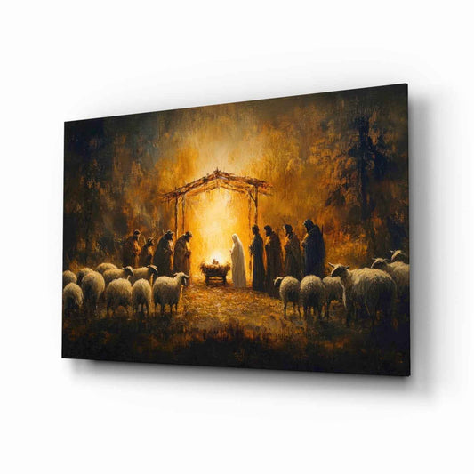 Birth Glass Wall Art || Designer Collection