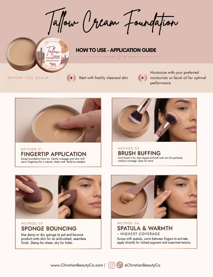 Tallow Cream Foundation - Shaketea