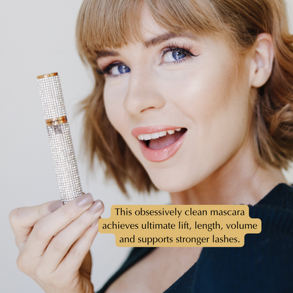 Hypoallergenic Mascara for Sensitive Eyes – Mega Volume for Thinning Lashes, Contact-Lens Safe