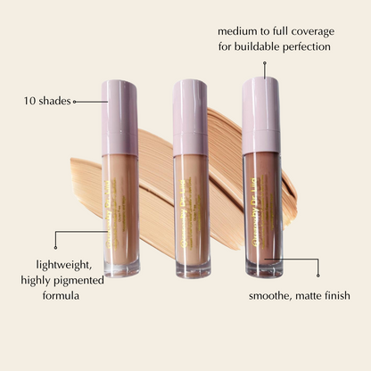 Full-Coverage Concealer for Mature Skin – Won't Crease or Settle Into Lines, Hypoallergenic