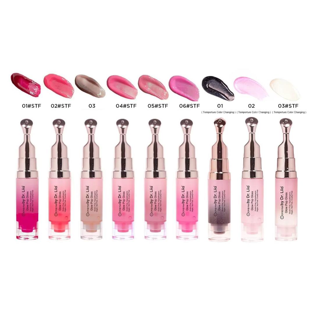 All-Day Lip Stain for Dry, Thinning Lips – Color-Changing Tint in 9 Shades, Nut-Free