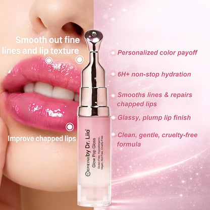 All-Day Lip Stain for Dry, Thinning Lips – Color-Changing Tint in 9 Shades, Nut-Free