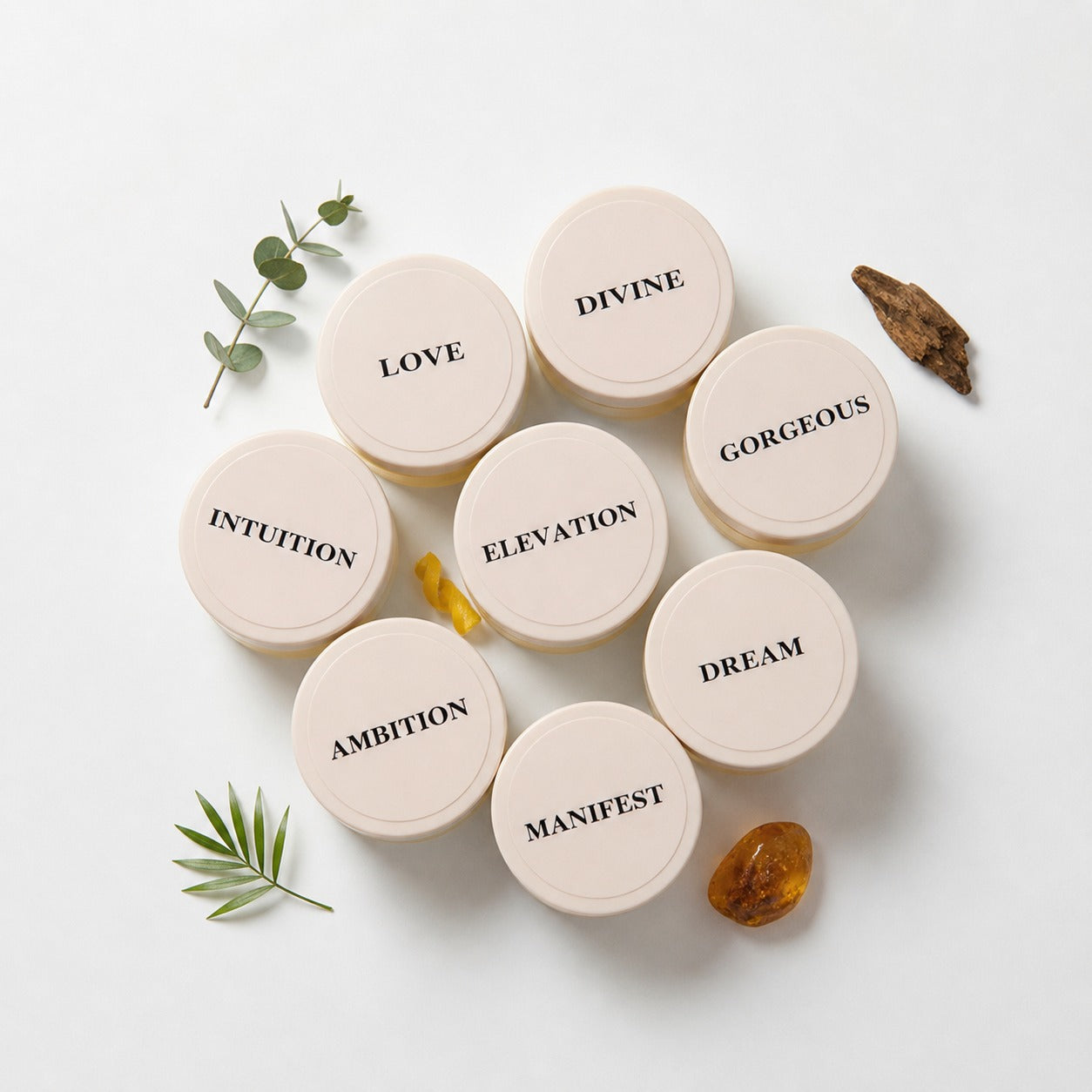 8PCS Perfume Butter Discovery Set | Try All Scents Before Choosing Your Favorite including LOVE, DIVINE, GORGEOUS, ELEVATION, DREAM, AMBITION, MANIFEST, INTUITION