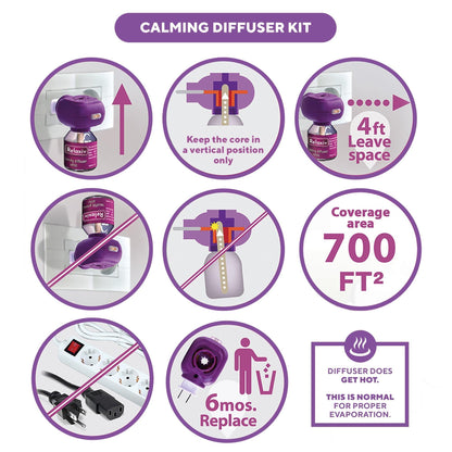 Cat Calming Pheromone Diffuser Anti-Anxiety for Cats & Dogs