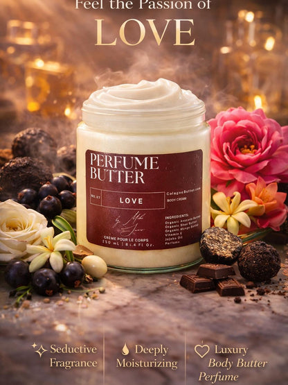 LOVE – The Luxury Body Butter Perfume | Seductive Sweet Floral & Warm Chocolate Scent | Elegant Fragrance for Women & Men