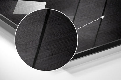 Shapes Brushed Aluminum Dibond Wall Art