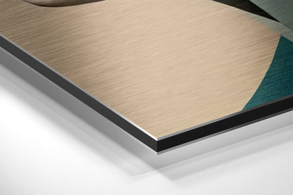 Shaped Mind Brushed Aluminum Dibond Wall Art