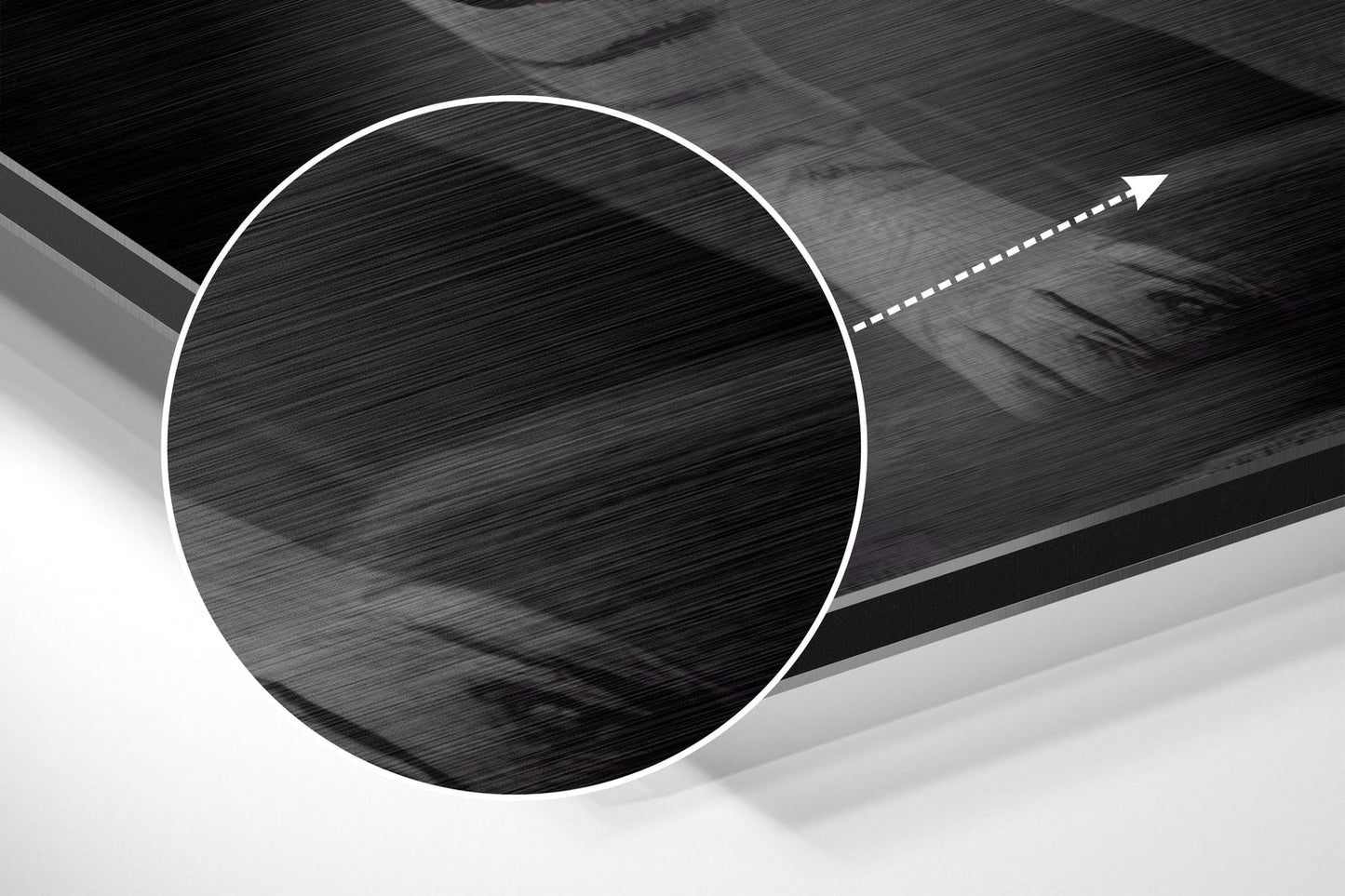 Anger of Tiger Brushed Aluminum Dibond Wall Art