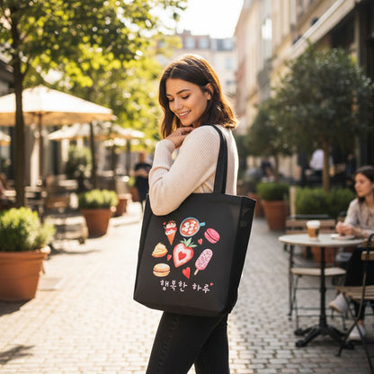 Aesthetic Flannel Shoulder Bag Korean Style Plaid Tote 15x13