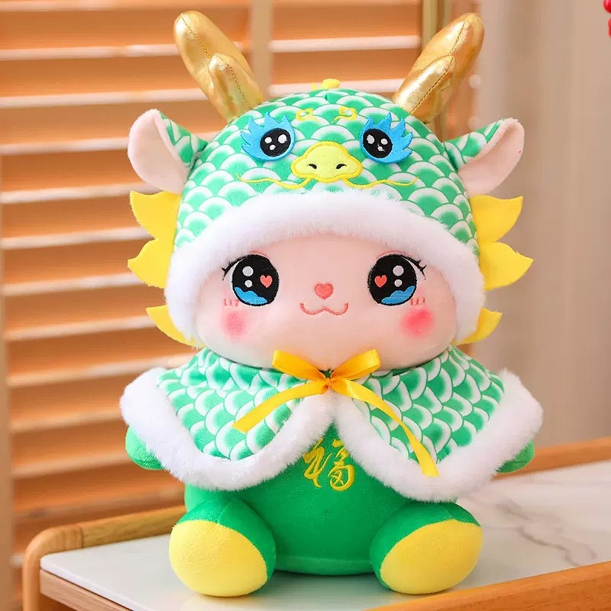 Baby Dragon Plush, Adorable Colorful Year of the Dragon Special Stuffed Animal