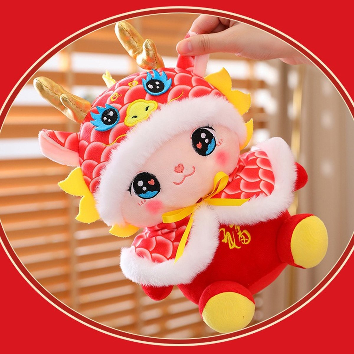 Baby Dragon Plush, Adorable Colorful Year of the Dragon Special Stuffed Animal